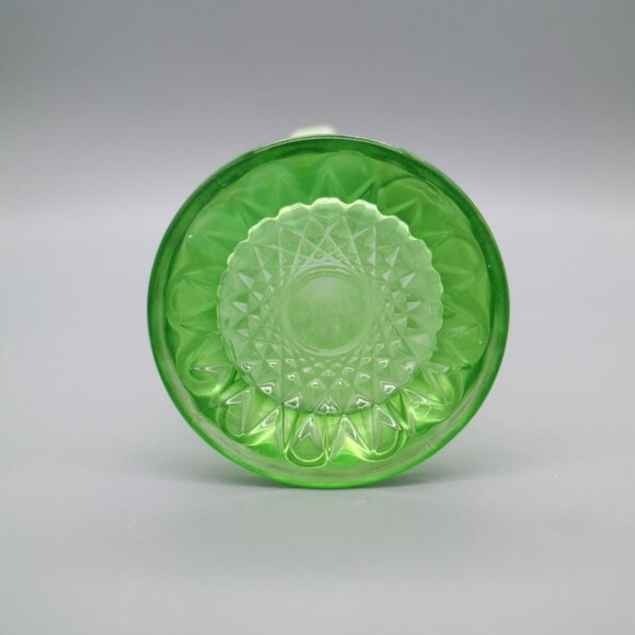 Antique Northwood Style Diamond Point Opalescent Glass 12” Glass Vase - Picture 7 of 8